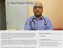 Tablet Screenshot of bppandey.com